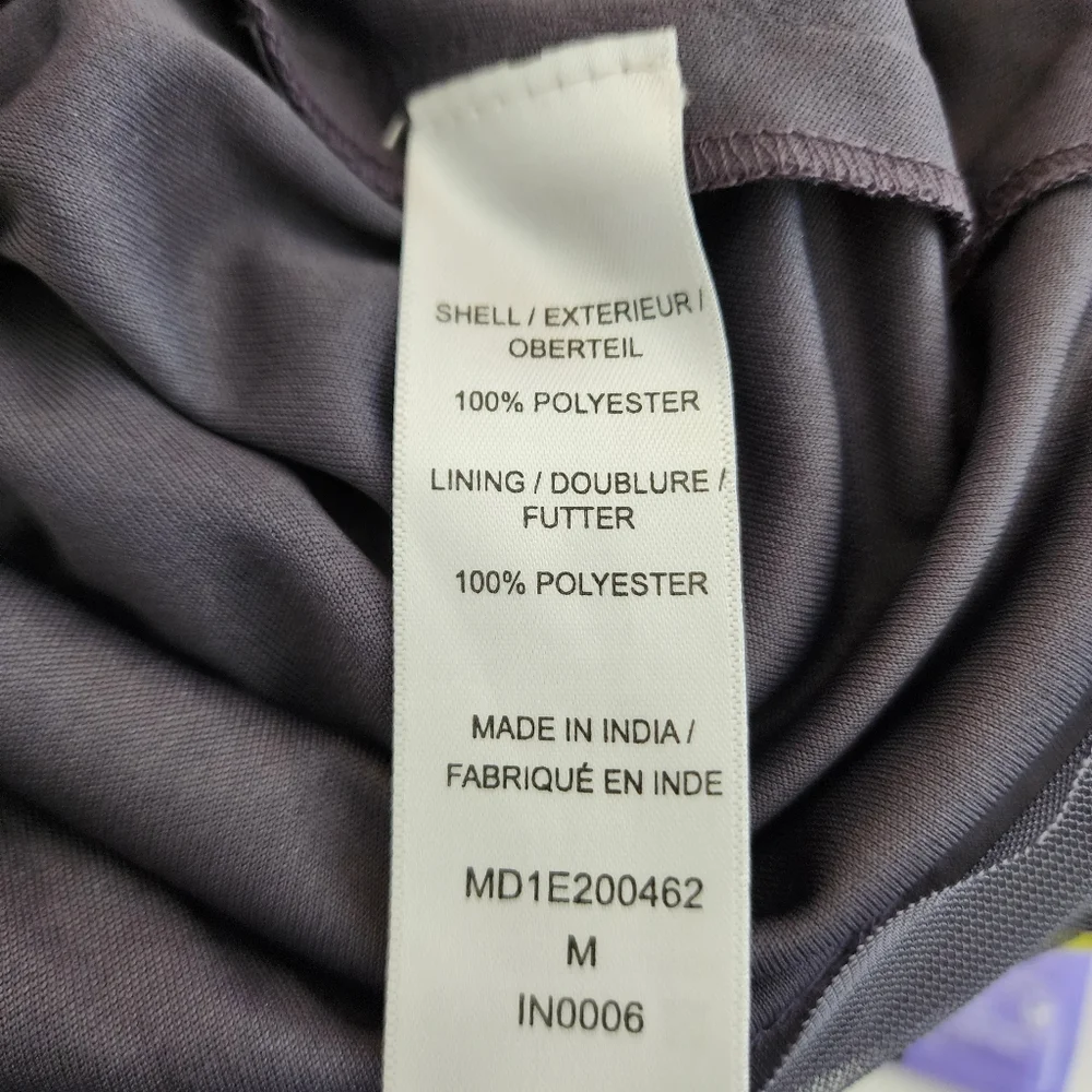 Aidan Mattox Dress Womens 0 Silver Gray Sleeveless Beaded Cocktail